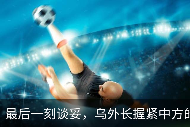 最后一刻谈妥，乌外长握紧中方的手，同日，泽连斯基做出重大让步