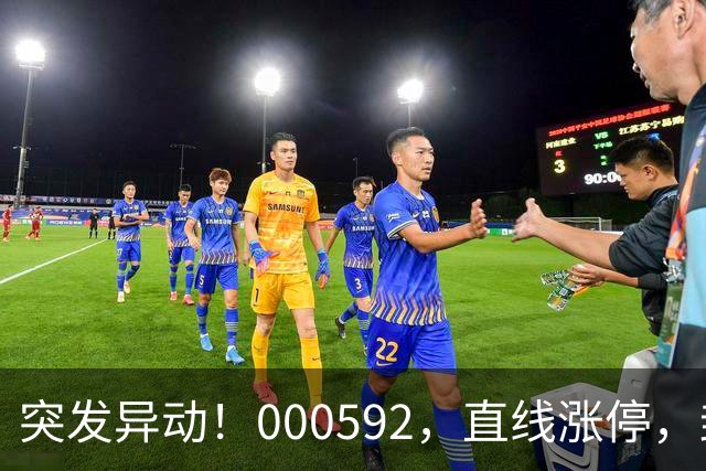 突发异动！000592，直线涨停，封单超120万手！